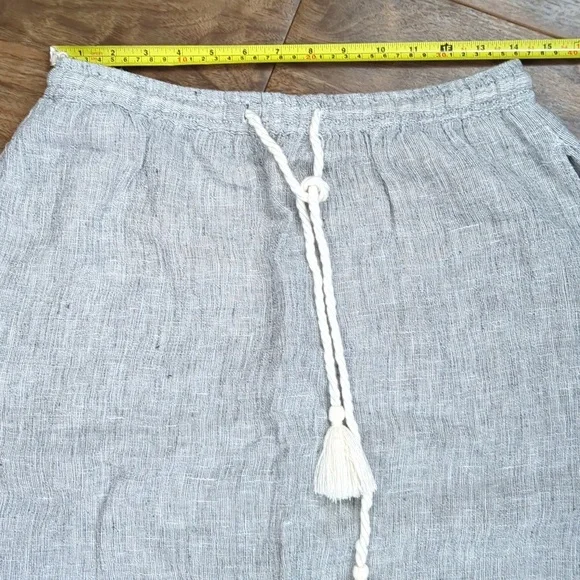 100% Linen Maxi Skirt - Picture 7 of 8